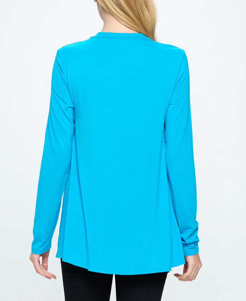 Tranquility Tunic Top with Peace, Shanti Inspirational Design