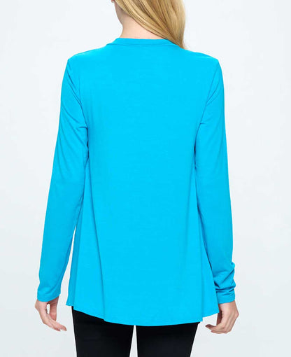 Tranquility Tunic Top with Peace, Shanti Inspirational Design